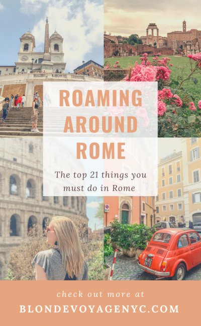 ROAMING AROUND ROME
